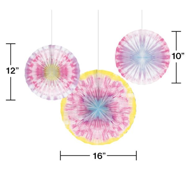 Tie Dye Party Fan Decoration Online now