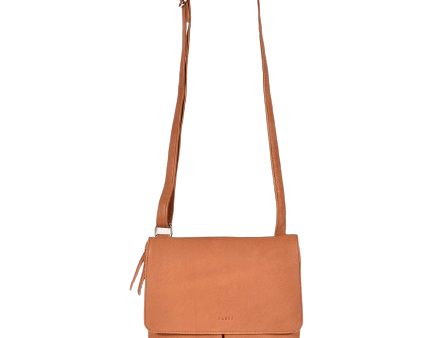 GABEE Ava Leather Flap Over Crossbody Bag Online Sale