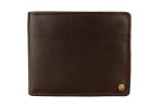 Hidesign Angle Stitch Leather Multi-Compartment Leather Wallet Brown Online Hot Sale