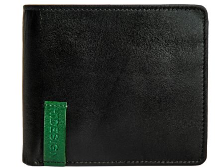 Hidesign Dylan 04 Leather Slim Bifold Wallet Black Supply