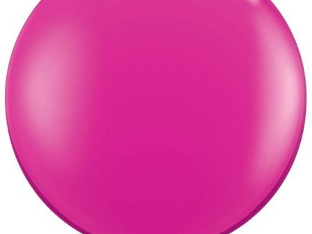 24 Inch Round Bright Pink Latex Balloons Online Hot Sale