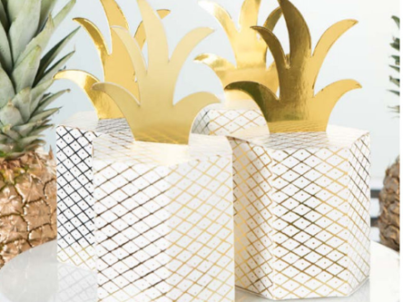 Pineapple Treat Boxes  4 Count For Discount