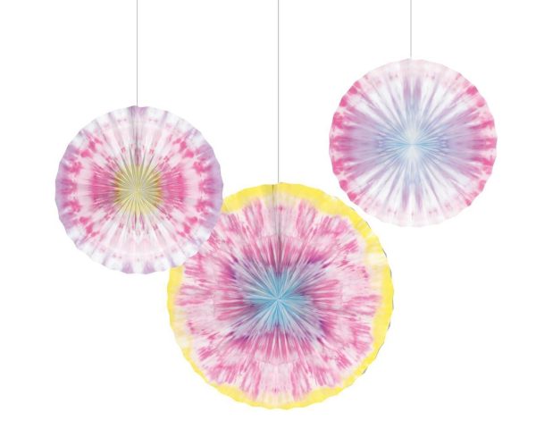 Tie Dye Party Fan Decoration Online now