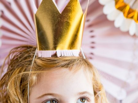 Paperlove - Party Crowns - Gold Hot on Sale