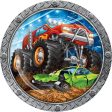 Monster Truck Rally Dinner Plate Fashion