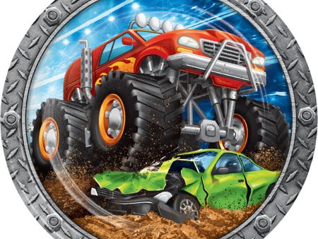 Monster Truck Rally Dinner Plate Fashion