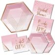 Rose Gold Geometric Tablecover Supply