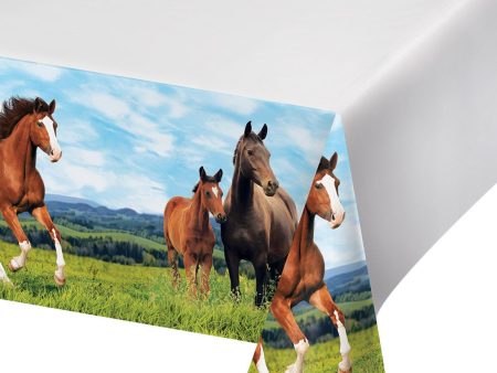 Horse Party Tablecover Cheap