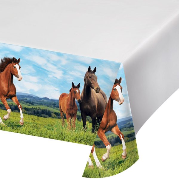 Horse Party Tablecover Cheap