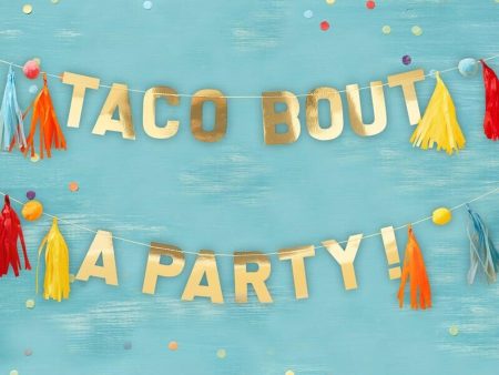 Tacobout A Party Banner Hot on Sale