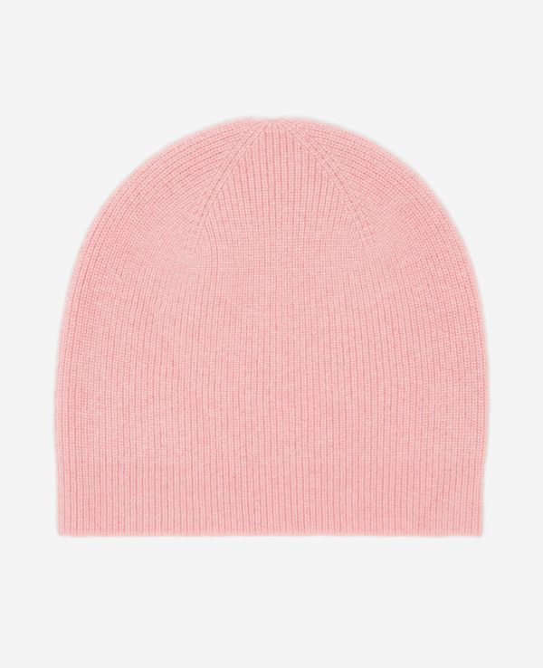 Site Exclusive! Wool Cashmere Rib Knit Beanie Discount