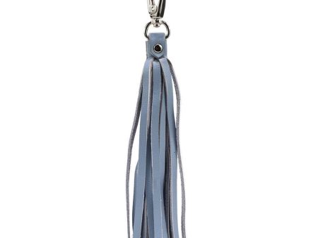 ClaudiaG Fringe Power Leather Bag Charm Keyring Serenity Silver Online