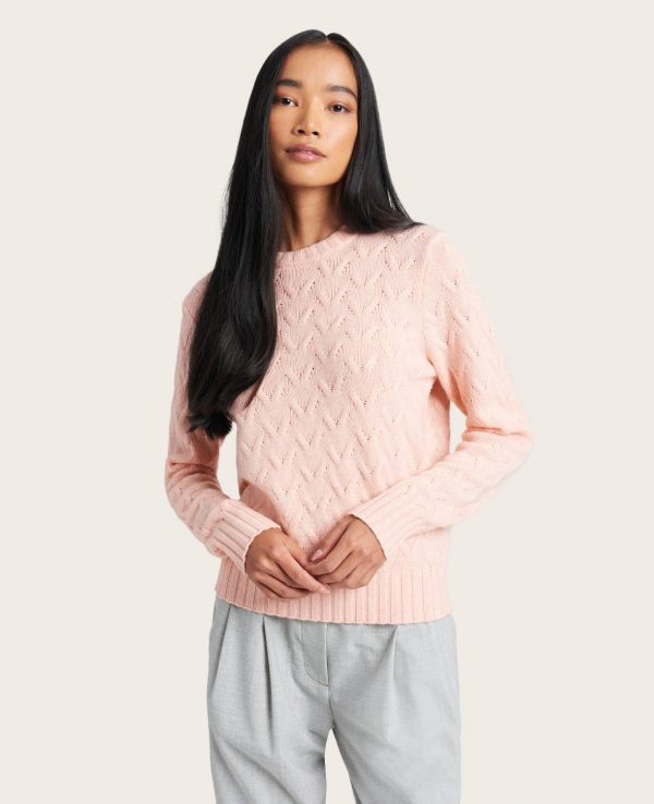 GENTLE SOULS - Site Exclusive! Cable-Knit Cashmere Sweater Cheap