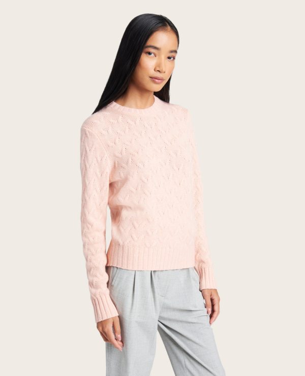 GENTLE SOULS - Site Exclusive! Cable-Knit Cashmere Sweater Cheap