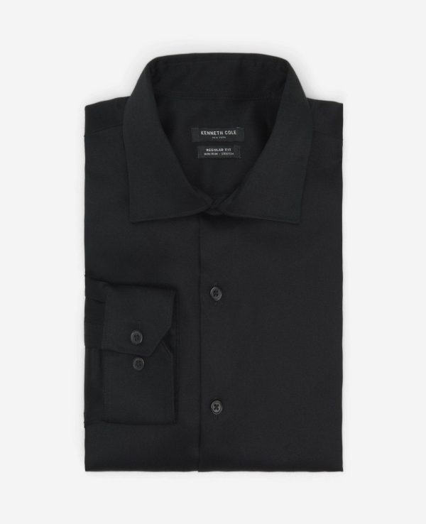 Regular-Fit Button-Down Stretch Dress Shirt with TEK FIT Online now