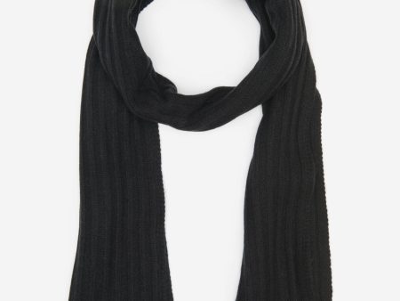 Site Exclusive! Rib Knit Wool Cashmere Scarf Discount