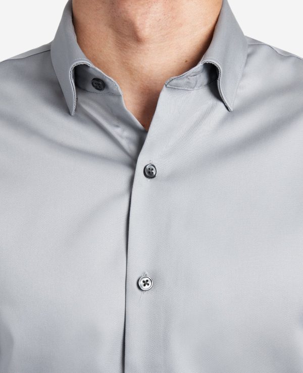 Regular-Fit Button-Down Stretch Dress Shirt with TEK FIT Hot on Sale