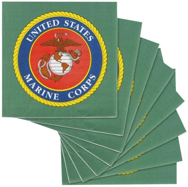 Officially Licensed Product United States Marine Corps Luncheon Napkins Supply