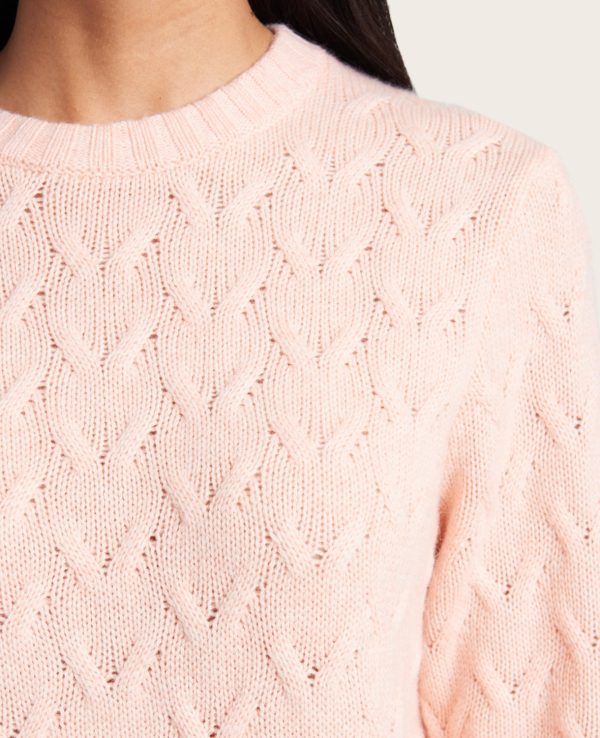 GENTLE SOULS - Site Exclusive! Cable-Knit Cashmere Sweater Cheap