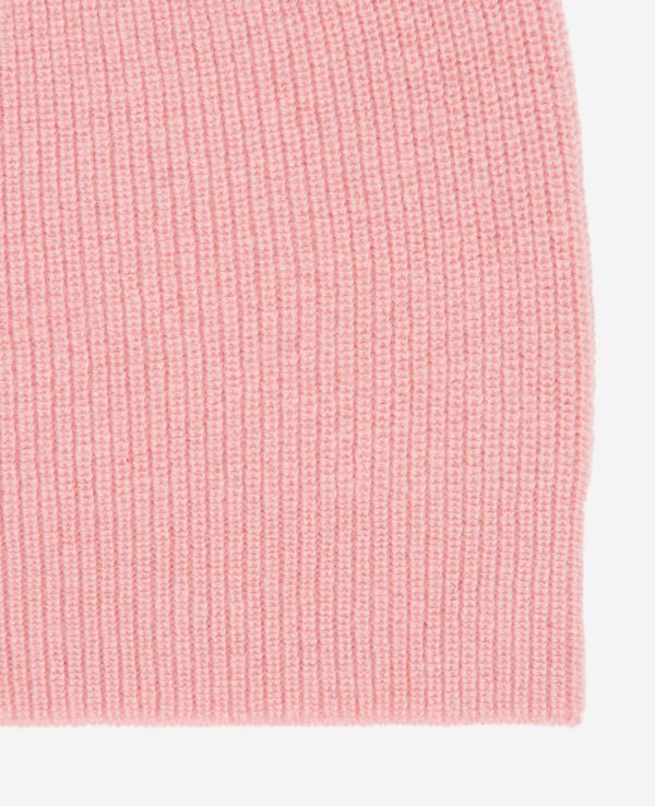 Site Exclusive! Wool Cashmere Rib Knit Beanie Discount