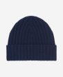 Site Exclusive! Rib Knit Wool Cashmere Beanie Discount