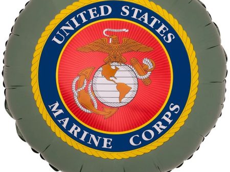 Officially Licensed Product United States Marine Corps Logo Mylar Discount