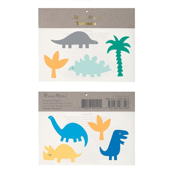 Dinosaur Temporary Tattoos  8 Per Pack Online now