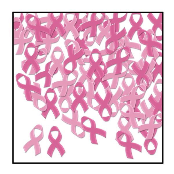 Pink Ribbon Confetti Online now