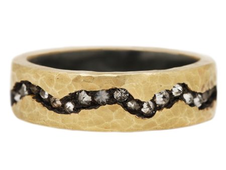 Diamond Valley Gold Fissure Ring Online Sale