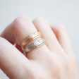 White Gold Seashell Ring For Cheap