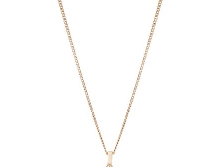 Gold Marquise Morganite Necklace Fashion