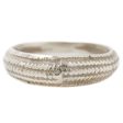 White Gold Seashell Ring For Cheap