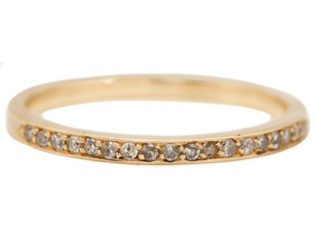 Fancy Pavé Half Eternity Band For Cheap