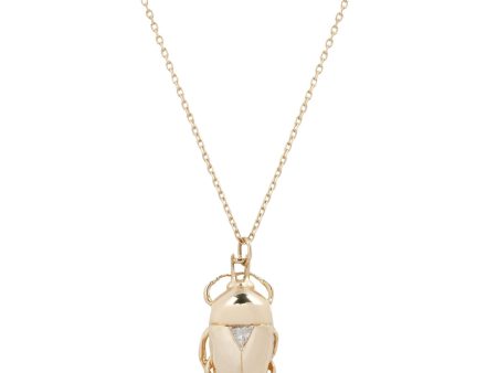 Diamond King Scarab Necklace Discount