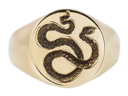 Snake Intaglio Signet Online Sale