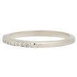 Slender Pavé Diamond Band For Cheap