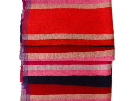 Purple Stripe Desert Scarf Hot on Sale