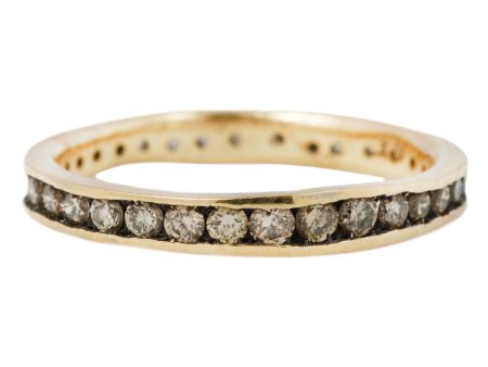 Absolute Brown Diamond Band Hot on Sale