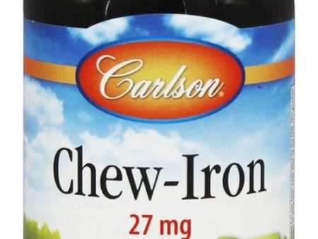 Carlson Chewable Iron 60 Tablets For Sale